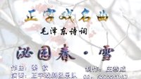正字戏诗词之泌园春雪
