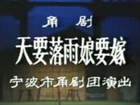 甬剧《天要落雨娘要嫁》全集高清下载｜曹定英杨柳汀主演经典剧目资源