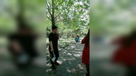 刘立鹏唐晓霞二人转正戏《西厢写书古城会包