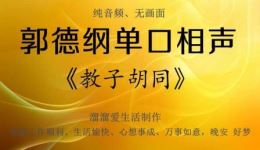 郭德纲单口相声《教子胡同》上集溺爱孩子主题，经典爆笑在线收听下载下载