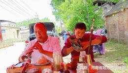 唢呐老艺人演绎河南曲剧，纯正老传统艺术，沉浸式感受传统曲剧魅力