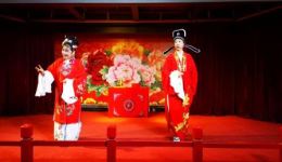黄梅戏《罗帕记》选段“花园饯行”周芸胡健美表演，经典戏曲在线下载