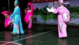 桂剧经典《十八相送》在线观看，梁祝同窗情深演绎，高清戏曲片段下载