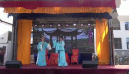 庐剧《楼台会》桃花节演出经典梁祝故事,沉浸式戏曲体验 庐剧《楼台会》桃花节演出经典梁祝故事,沉浸式戏曲体验