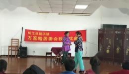松江叶榭大庙村沪剧演出方家哈秋枫戏曲队经典折子戏惠民专场